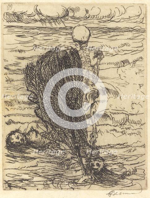 Cast of a Net (Le coup de filet), 1900. Creator: Paul Albert Besnard.