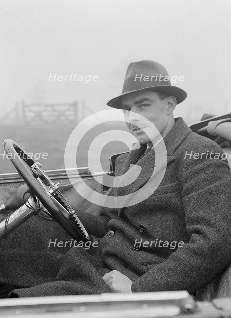 Victor Austin Bruce, winner of the Monte Carlo Rally, 1926. Artist: Bill Brunell.