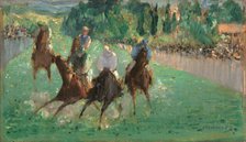 At the Races, c. 1875. Creator: Edouard Manet.