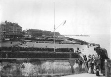 The seafront at Cliftonville, Margate, Kent, 1890-1910. Artist: Unknown