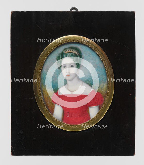 Eugenie Simon, 1827. Creator: Louis Antoine Collas.