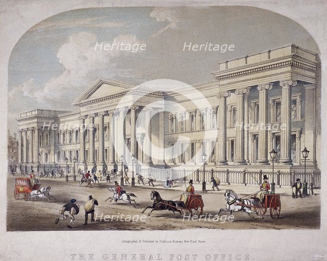 General Post Office, London, c1840. Artist: Anon
