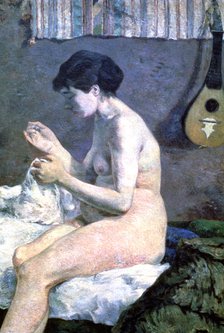 'Study of a Nude', 1880. Artist: Paul Gauguin