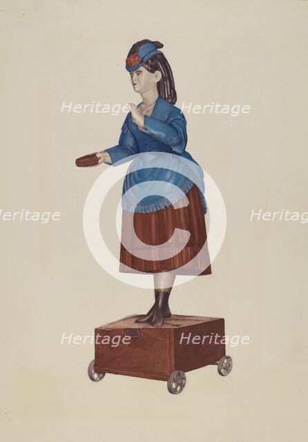 Cigar Store Figure, 1935/1942. Creator: Unknown.