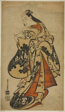 The Actor Tsutsui Kichijuro, c. 1704. Creator: Torii Kiyomasu I.