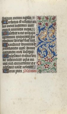 Book of Hours (Use of Rouen): fol. 81r, c. 1470. Creator: Master of the Geneva Latini (French, active Rouen, 1460-80).