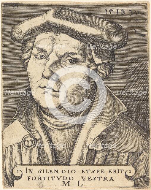 Martin Luther, 1530. Creator: Master I. B..