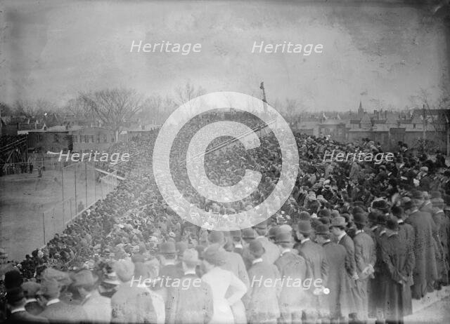 Baseball, Professional - View During Game, 1911. Creator: Harris & Ewing.
