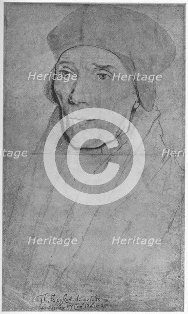 'Cardinal Fisher, Bishop of Rochester', 1532-1534 (1945). Artist: Hans Holbein the Younger.