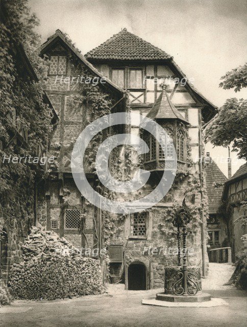 'Wartburg - Courtyard', 1931. Artist: Kurt Hielscher.