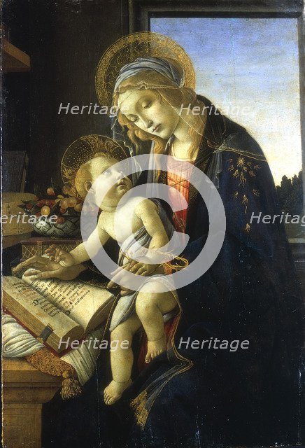 'Madonna and Child' ('Madonna of the Book'), 1483.  Artist: Sandro Botticelli