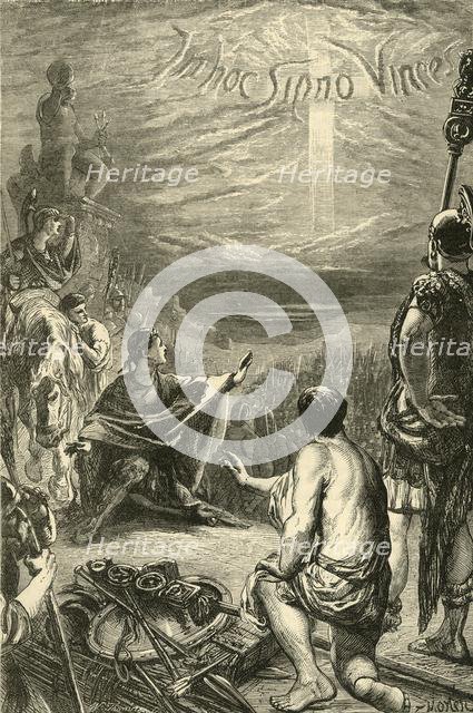 'Vision of the Cross at Saxa Rubra', 1890.   Creator: Unknown.