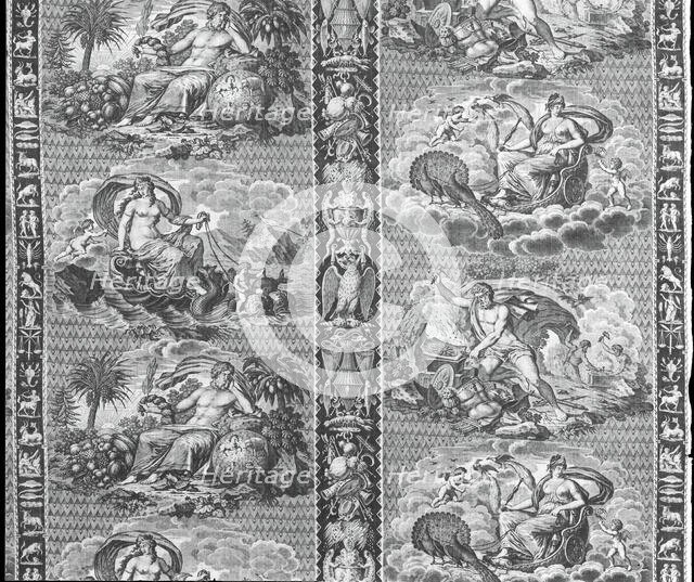 The Elements (Furnishing Fabric), Munster, c. 1810. Creator: Hartmann et Fils.