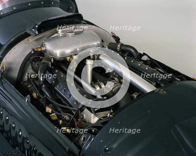 1950 BRM V16 engine. Creator: Unknown.