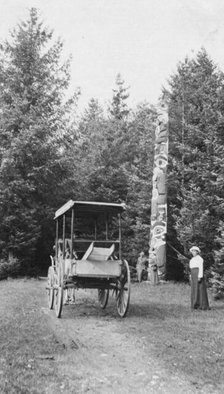 Totem pole, between c1900 and c1930. Creator: Unknown.