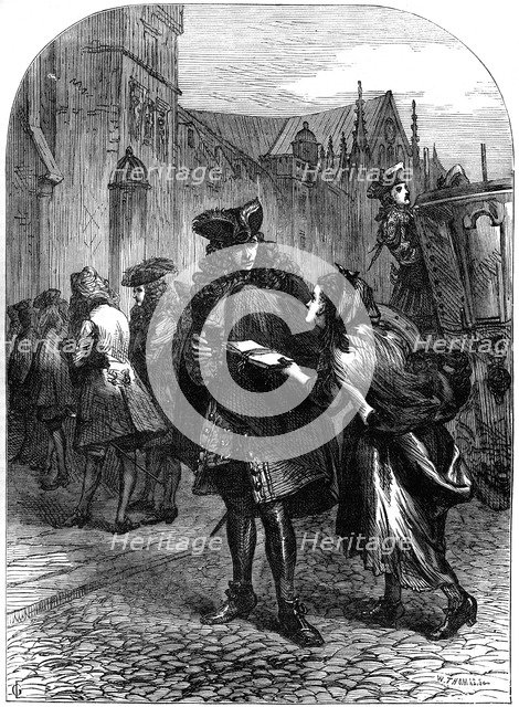 'Harley receiving the Legion's Memorial', 18th century (19th century).Artist: W Thomas