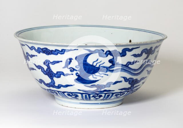 Bowl with Phoenixes, Ming dynasty (1368-1644). Creator: Unknown.