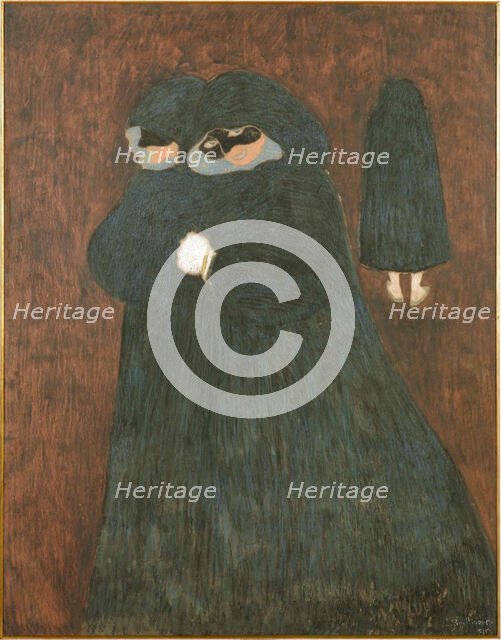 The Dominos, 1913. Creator: Spilliaert, Léon (1881-1946).