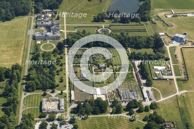 The walled garden and stables at Castle Howard, North Yorkshire, 2022. Creator: Emma Trevarthen.