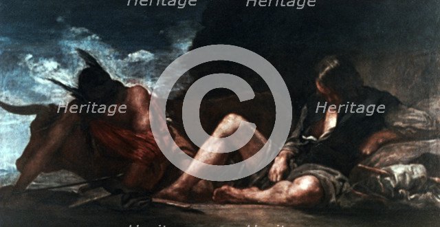 'Mercury and Argus,' c1659.  Creator: Diego Velasquez.