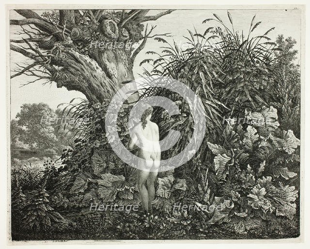 Nymph in a Marshy Woodland, 1800. Creator: Carl Wilhelm Kolbe the elder.