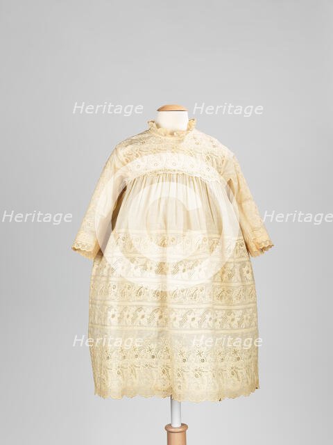 Dress, probably French, 1887. Creator: Unknown.