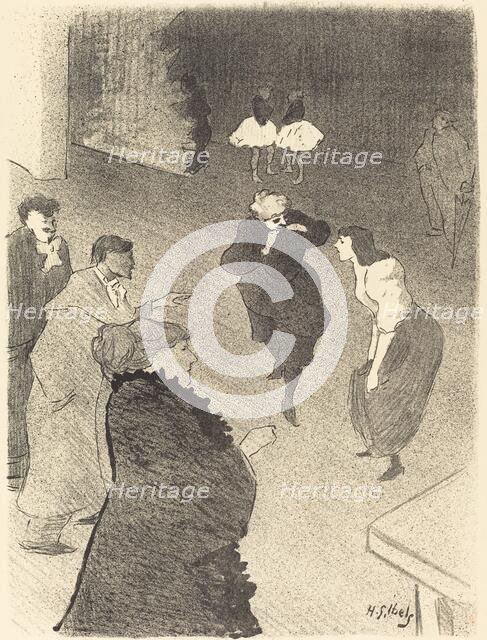 Emilienne d'Alencon et Mariquita?, 1893. Creator: Henri-Gabriel Ibels.