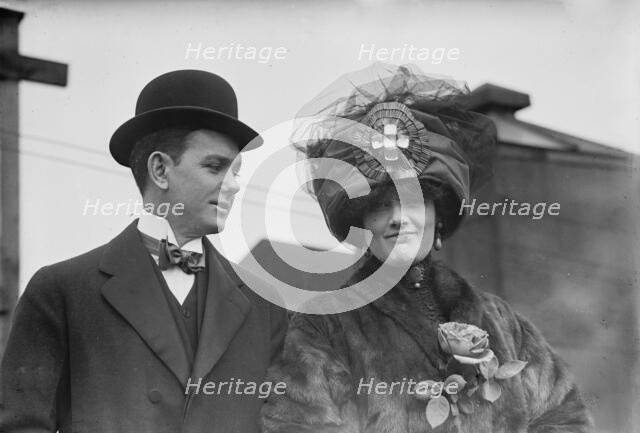 Mr. and Mrs. Donald Brian, 1910. Creator: Bain News Service.