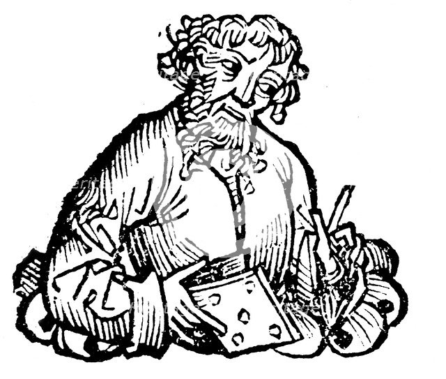 Aristarchos of Samos (fl260 BC), Alexandrian astronomer, 1493. Artist: Unknown