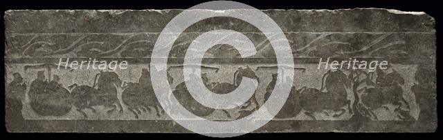 Funerary Relief with Chariot Procession, 2nd Century. Creator: Unknown.