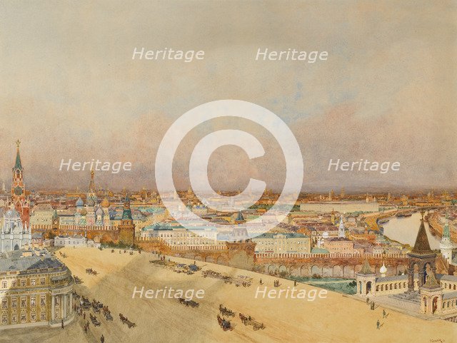 View of Moscow, 1898. Artist: Kopallik, Franz (1860-1931)