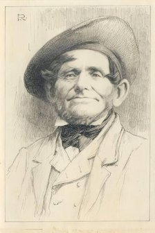 David Hadden, the Ground Officer-illustration for "Johnny Gibb of Gushetneuk" by William...c1877. Creator: George Reid.