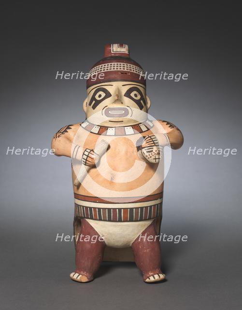 Male Effigy Vessel, 100-650 . Creator: Unknown.