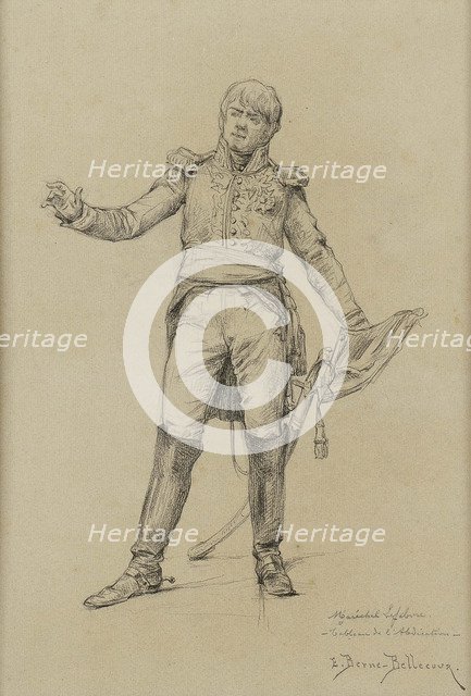 Marshal François-Joseph Lefebvre (1755-1820) during the Abdication of Napoleon, 1814.