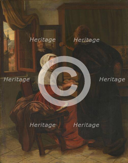 Pair Making Music, 1650-1710. Creator: Unknown.