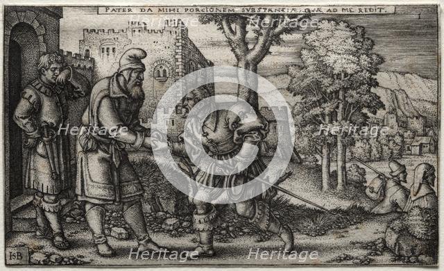 The Prodigal Son. Creator: Hans Sebald Beham (German, 1500-1550).