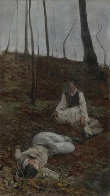 Scene from "Balladyna", between 1888-1892. Creator: Jacek Malczewski.