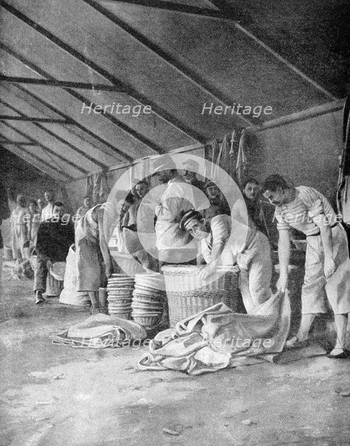 French sailors in a camp in Moudros, Lemnos, Greece, 1915. Artist: Unknown
