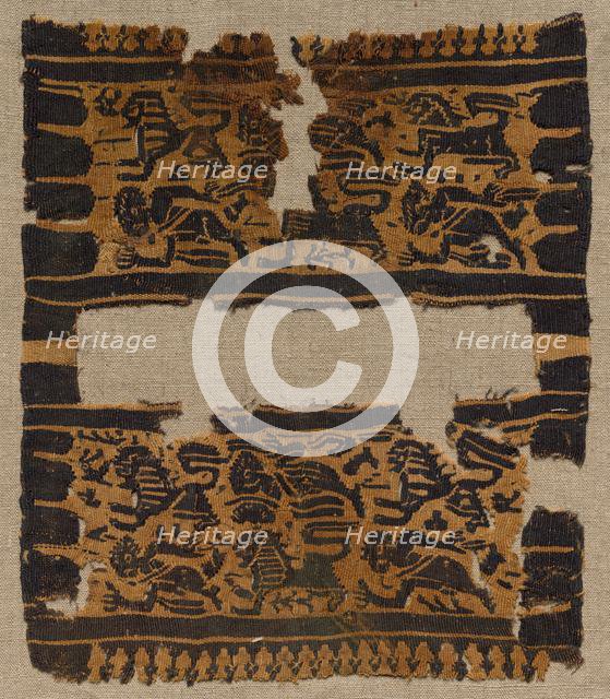 Fragment, Sleeve Ornament from a Tunic, early 600s. Creator: Unknown.
