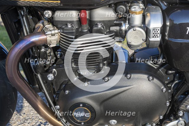 2019 Triumph Thruxton TFC 1200cc. Creator: Unknown.