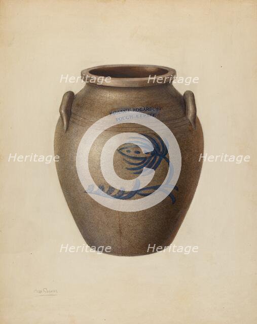 Jar, c. 1937. Creator: Charles Caseau.