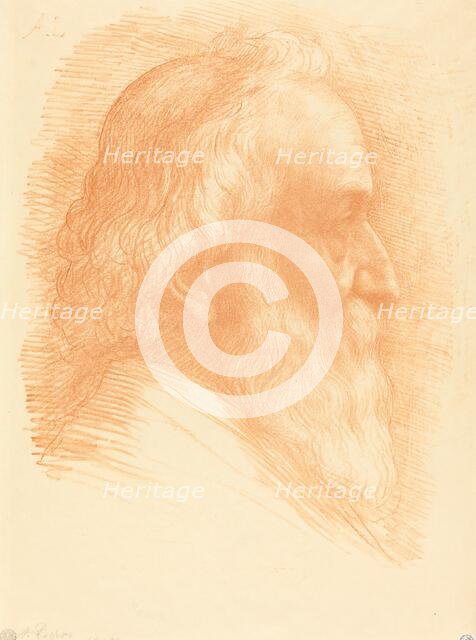 Self-Portrait, 10th plate, 1905. Creator: Alphonse Legros.