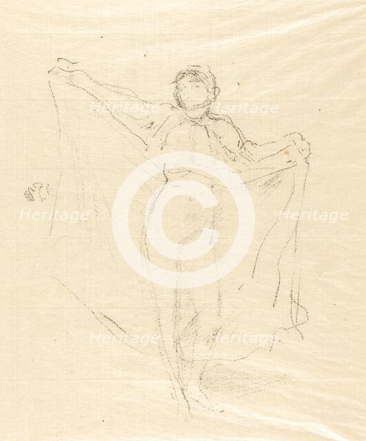 La Danseuse: A Study of the Nude, c. 1891. Creator: James Abbott McNeill Whistler.