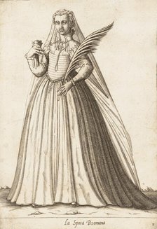 La Sposa Romana (Bride), ca. 1580. Creator: Attributed to Pietro Bertelli.