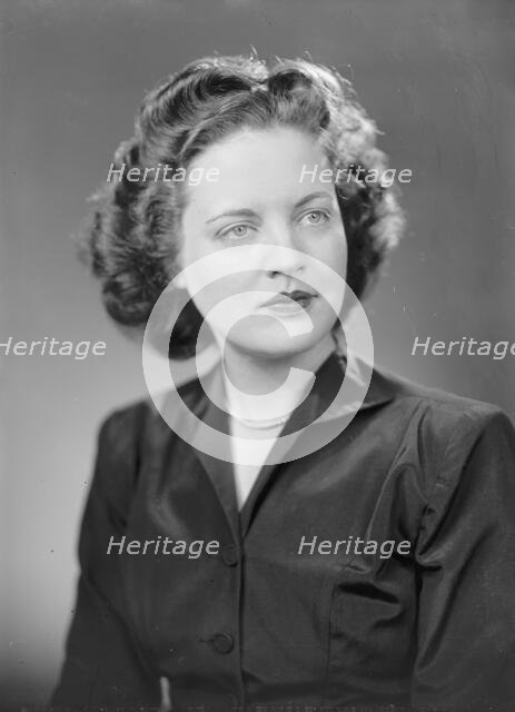 Wolberg, Marion E., Miss. - Portrait, 1947. Creator: Harris & Ewing.