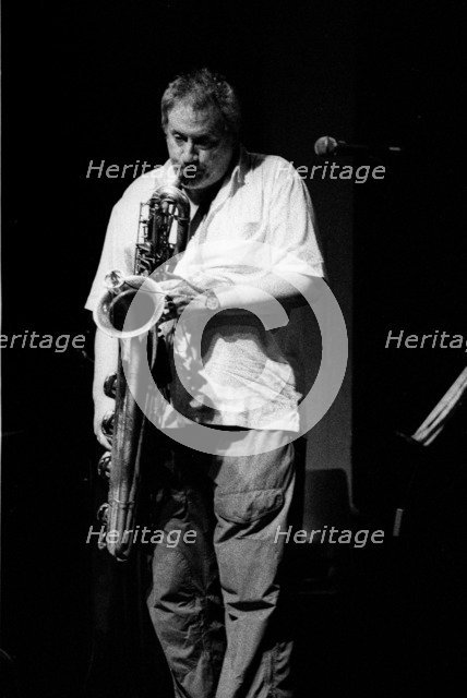 Ronnie Cuber, Brecon Jazz Festival, Brecon, Powys, Wales, 2003. Artist: Brian O'Connor.