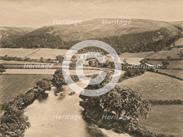 'The Dee Valley, from Glendower's Mound', 1902. Artist: Unknown.