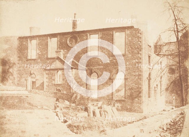 Edinburgh. The Orphan Hospital, 1843-47. Creators: David Octavius Hill, Robert Adamson, Hill & Adamson.