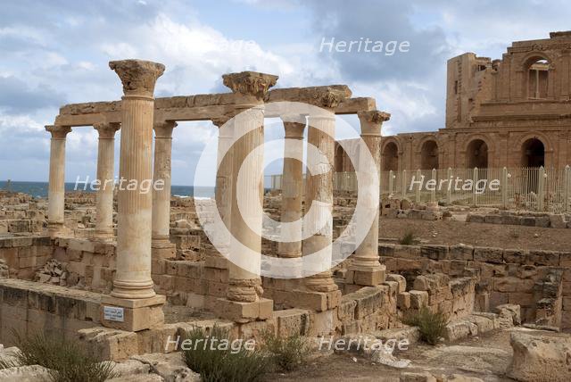 Libya, Sabratha, Peristyle House, 2007. Creator: Ethel Davies.