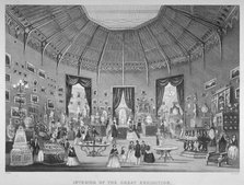 The Great Exhibition, Hyde Park, Westminster, London, 1851.                                      Artist: Jean-Marie Chavanne
